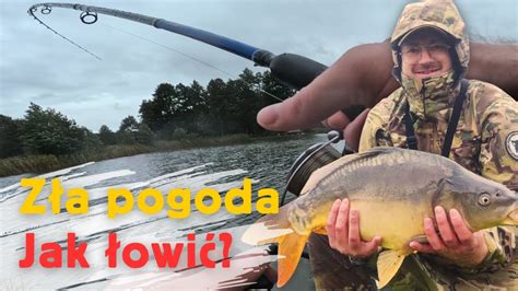 ZŁA pogoda No to łowimy Method feeder na nowym łowisku karpiowym