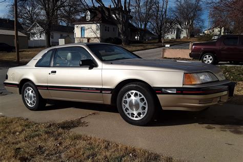 25k Mile 1988 Ford Thunderbird Turbo Coupe 5 Speed For Sale On Bat