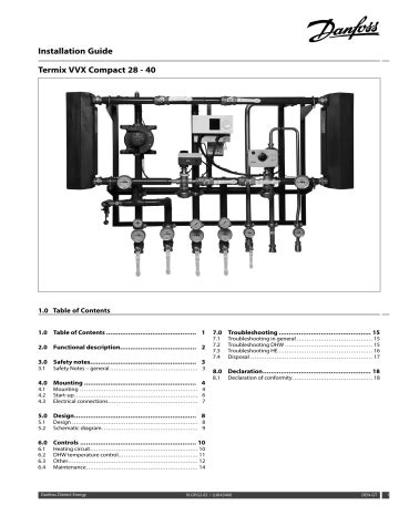 Danfoss Termix Vvx Compact Operating Guide Manualzz