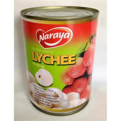 Jual Naraya Buah Leci Kaleng Gram Shopee Indonesia