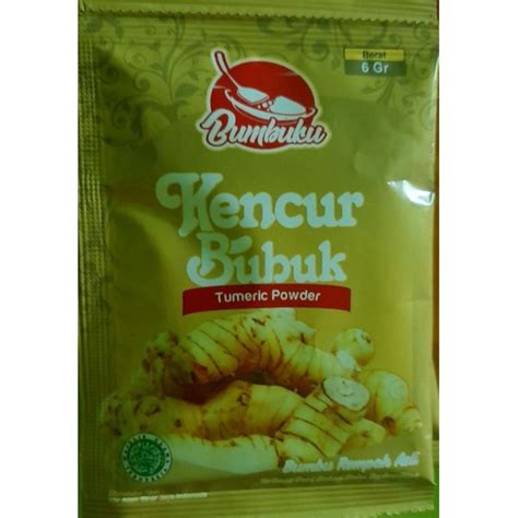 Jual Bumbuku Kencur Bubuk Sachet Bumbuku Tumeric Powder Sachet