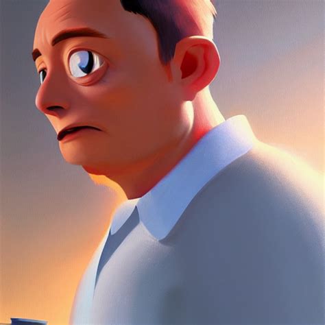 Krea Ai Goro Fujita Ilustration Of Elon Musk Painting By