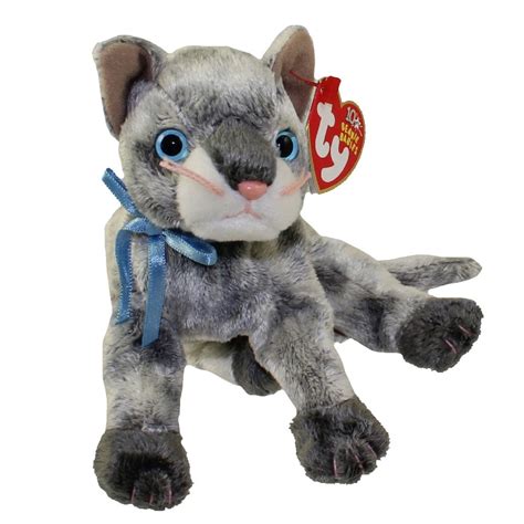 Ty Ty Beanie Baby Frisco The Gray Cat 7 Inch