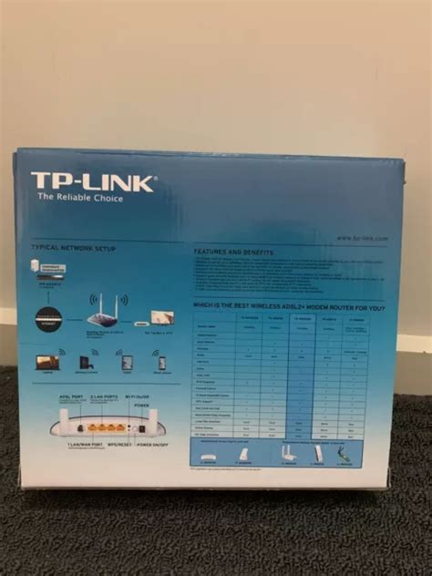 TP-LINK 300MBPS WIRELESS N ADSL2+ Modem Router (Opened - Never Used ...