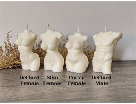 Female Body Candles Male Body Curvy Naked Candle Soy Wax Etsy Canada