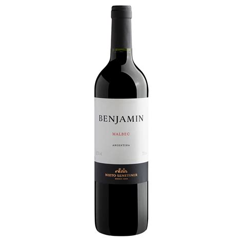 Vinho Tinto Argentino Benjamin Malbec Ml Shopee Brasil