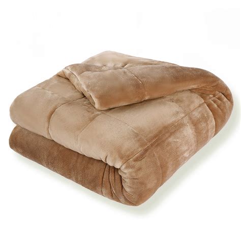 Vellux Queen Plush Lux Warm Blankets All Season Blankets Lightweight Quilted Blanket Full