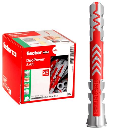 Kolki FISCHER DUOPOWER 8x65 Kolek Rozporowy 50szt 538251 Cena