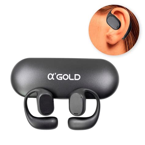 Fone De Ouvido Sem Fio Corrida - Fone de Ouvido Bluetooth Gancho sem Fio Esporte Corrida Ciclismo Agold ...