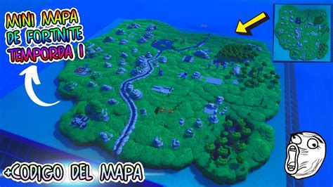 👉mapa Creativo Mini Mapa De Fortnite Temporada 1 Codigo De La Isla😱 Youtube