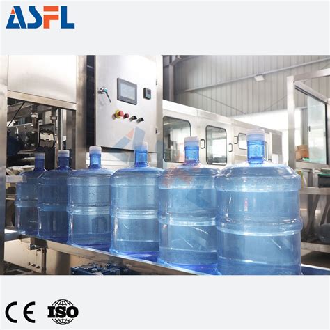 Automatic Gallon L Liter Bottled Barrelled Water Washing