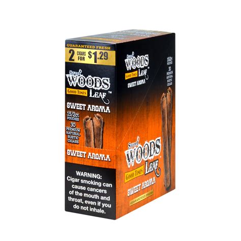 Good Times Sweet Wood Leaf Sweet Aroma Cigars 2 For 99 Cheap Little