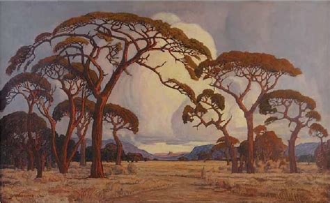 Pierneef 1928 A Summer Afternoon Bushveld Jacobus Hendrik Pierneef