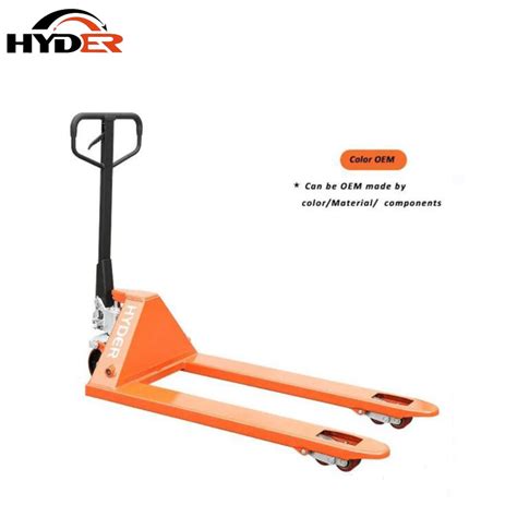 Hyder Manual Lift Pallet Jack Forklift 3ton Hand Lifter Truck Hydraulic Trolley China Forklift