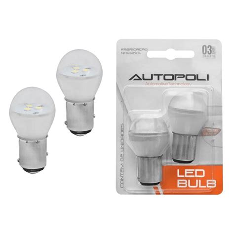 Par De L Mpadas Autopoli Led Bay D Polos Branco W V L Mens