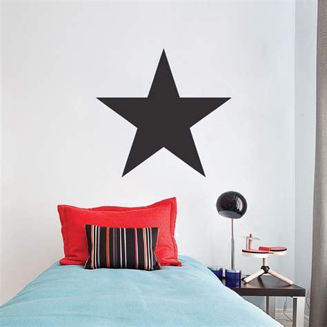 Large Star Decal Bedroom Star Wall Decal Peel and Stick Star Sticker ...