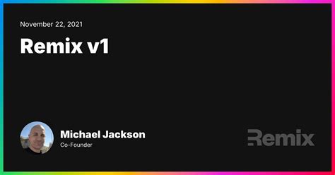 Remix v1 | Remix
