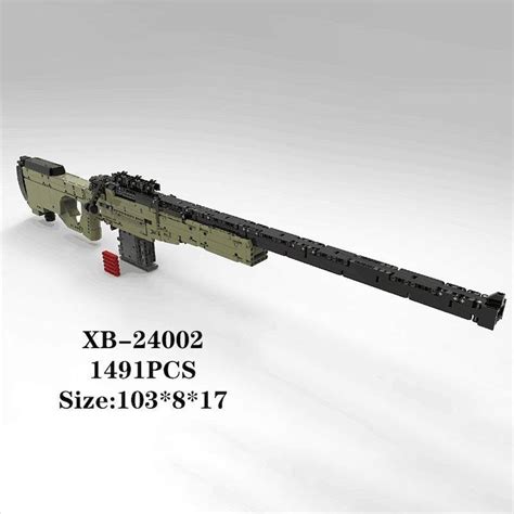 Awm Sniper Rifle Compatible Brick Toy Model Set Etsy