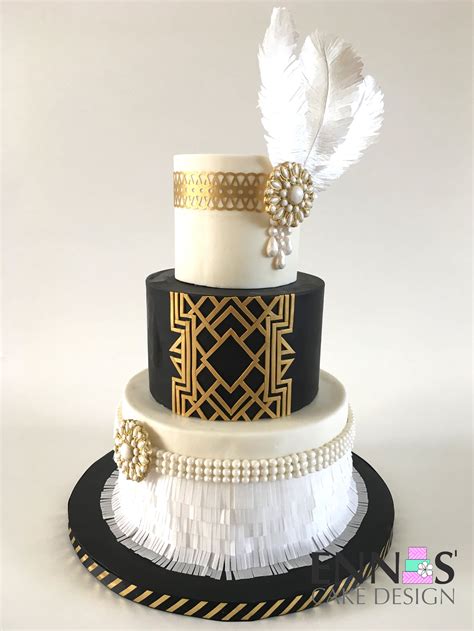 Great Gatsby Cake Video Tutorial — Ennas' Cake Design | Great gatsby ...