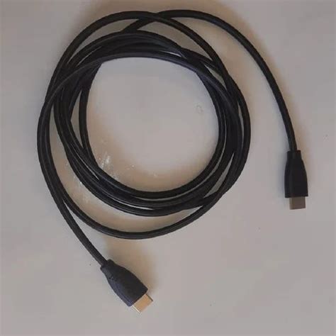 PVC Black HDMI Cable 18 0 Gbps Connector Type C Type At Rs 150 Piece