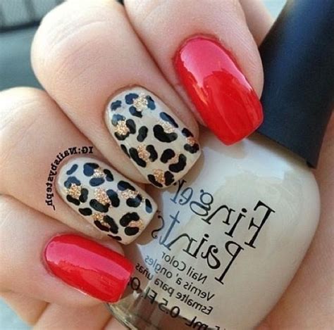 Красный С Тигровым Маникюр — Richnail.ru