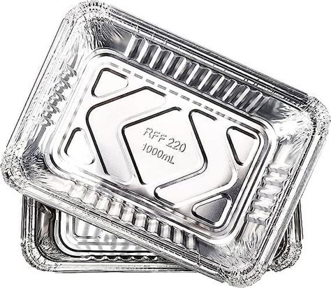 Eye4techs Aluminum Pans Trays 62x86 Inch 50 Pack Disposable