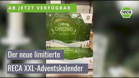 Reca Xxl Adventskalender Youtube