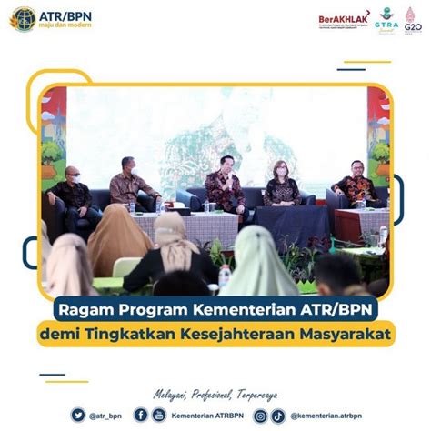 Ragam Program Kementerian ATR BPN Demi Tingkatkan Kesejahteraan