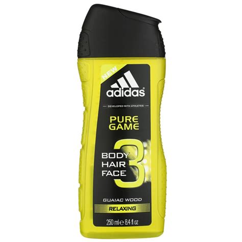 Adidas 3 In 1 Pure Game Shower Gel For Men 250 Ml Uk