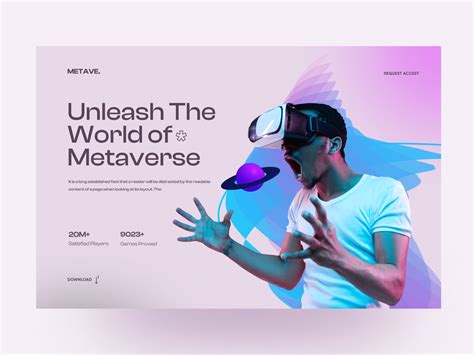 Metaverse Landing Page By Nagihan Ozsoy On Dribbble