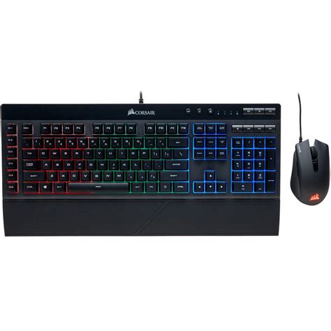 Kit Gamer Corsair Teclado K55 E Mouse Harpoon Rgb Ch 9206115 Br