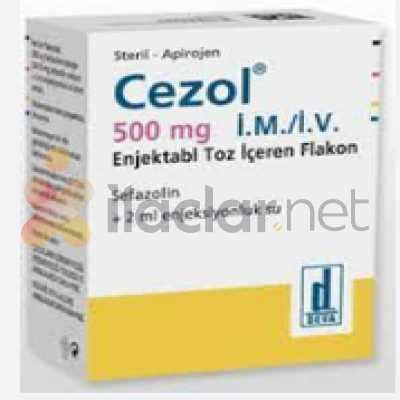 Cezol Im Iv Mg Flakon Ilaclar Net