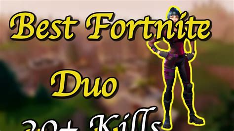 Best Fortnite Duo Everdavons Pov Gameplay 1 Youtube