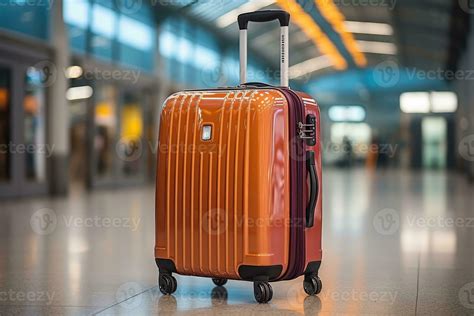 suitcase of luggage at the airport for holidays professional ...