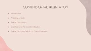 Sex Determination Through Human Skull Pptx Bone And Joint Conditions Diseases And Conditions