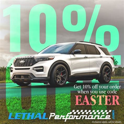 Lethal Performance Easter Sale Final Days To Save Explorer St Forum