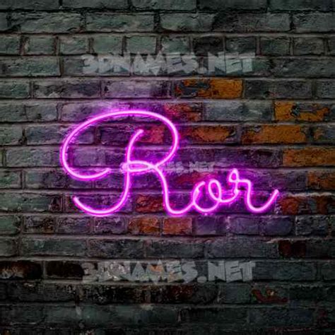 Preview Of Pink Neon 3d Name For Ror