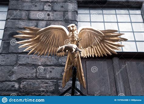 Golden eagle with prey stock photo. Image of eagle, design - 197954388