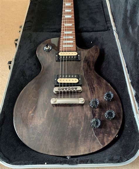 Gibson Les Paul 2015 100th Lpm G Force Tuners Gold Hard Shell Case