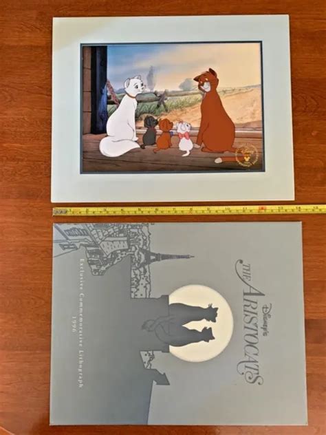 DISNEY S THE ARISTOCATS 1996 Exclusive Commemorative Lithograph The