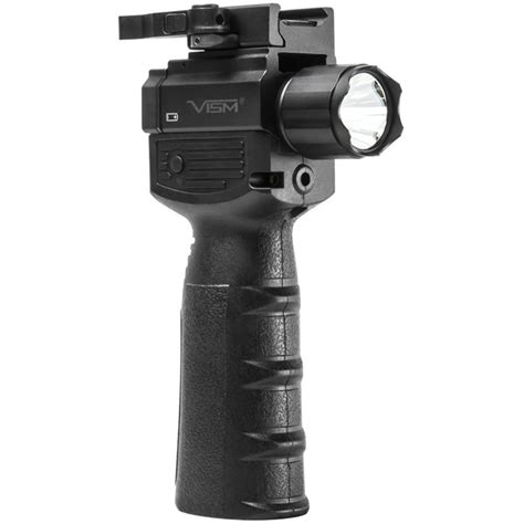 Ncstar Vertical Grip W Strobe Flash And Red Laser Black Airsoft