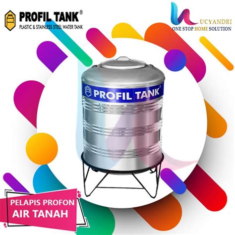 Jual Tangki Air Stainless Ps 2500 Kaki Profil Tank Toren Air Tandon Air