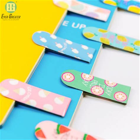 High Quality Magnetic Printed Paper Book Mark Beautiful Paper Folding