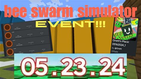 NEW BEE SWARM SIMULATOR EVENT CONFIRMED YouTube