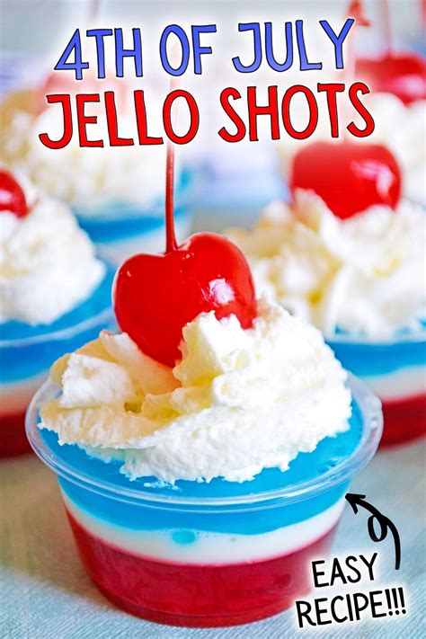 4th Of July Jello Shots With Vodka Artofit