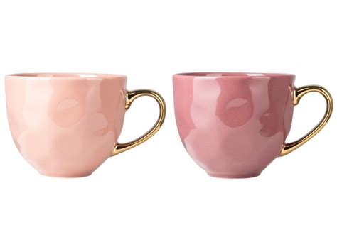 Gusta Jumbotasse 550 Ml Rosa 2er Set Geschenkkarton