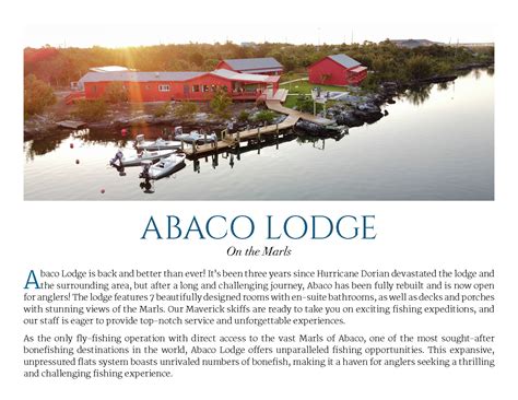 Fishing and Nature in Abaco | Abaco Lodge