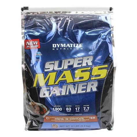 Proteina Dymatize Super Mass Gainer Lbs Choco Cake Batter