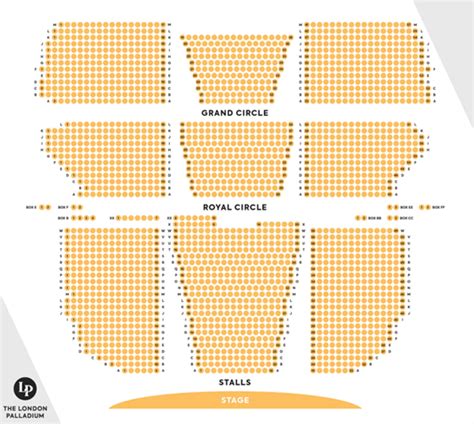 London Palladium Best Seats and Seating Plan | London Theatre Direct