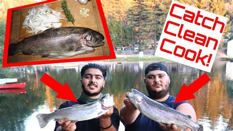 Huge 4 Pound Trout Catch Clean Cook Youtube